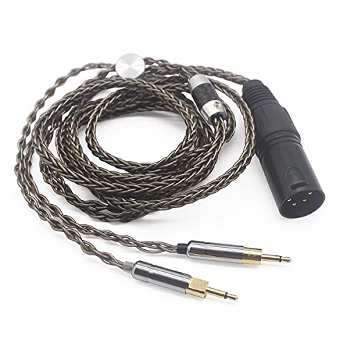 Youkamoo 4-poliges XLR-symmetrisches Ersatz-Upgrade-Kabel, kompatibel mit Sennheiser HD700 HD 700 Kopfhörern von Youkamoo