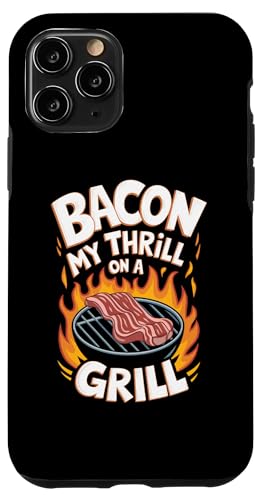 Hülle für iPhone 11 Pro Grill Pork Speck Liebhaber BBQ Frühstück Eier und Speck Smoker von Youre Bacon Me Crazy Shirt Designs