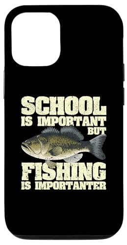 Hülle für iPhone 13 Schule ist wichtig, aber Angeln ist wichtig Lustiges Angeln von Youth Fishing Gifts