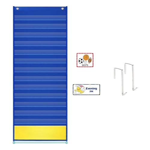 Yssevlon Routine-Taschendiagramm, Lernspiel, Abnehmbares Gefühlsdiagramm, Visueller Zeitplan für Kinder, Desktop-Tischplatte, Vorschule, Kindergarten von Yssevlon