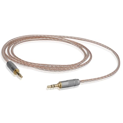 YuanYong Aux Kabel Nylon Geflochtenes Auxiliary Kabel, Stereo-Audiokabel, 3.5mm Vergoldet Klinkenkabel Doppelte Schirmung für Auto,Handy,PC,Kopfhörer, Lautsprecher,Stereoanlagen,MP3 Player(Rosa 1M) von YuanYong