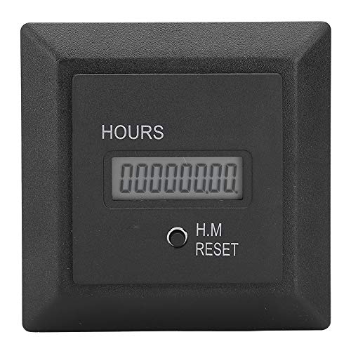 Yuecoom Digitalanzeige-Stundenzähler, hochgenauer Timer 50/60 Hz Universal HM-1R AC 100-240 V von Yuecoom