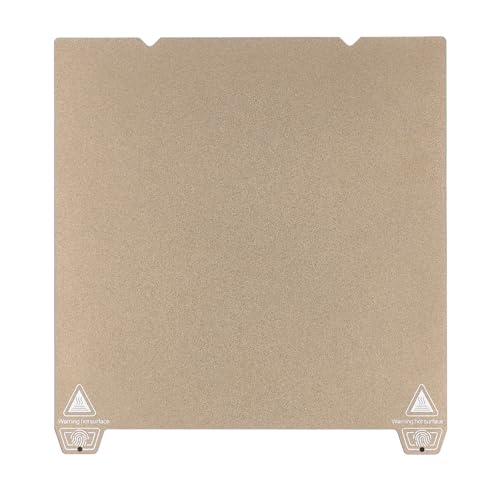 Yuecoom PEI-Bauplatte, Diamantmuster-Blatt, 3D-Drucker-Bauplatte, 235 x 235 mm, mit Rillen, Doppelohren für Ender 3 S1 S1 Pro 3D-Drucker von Yuecoom