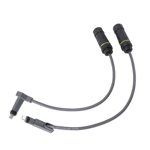 2 Stück für SPX-Stecker auf RJ45-Adapter, 1200 Mbit/s IP68 wasserdichter Ethernet-Kabelanschluss für Dishy und Router Satellite von Yuezhongoo