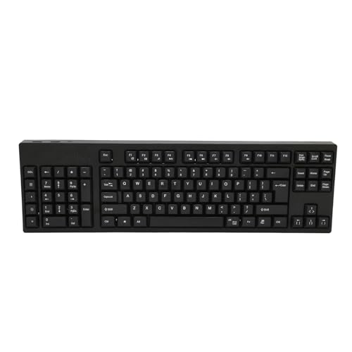 Yunir Linkshänder-Tastatur, 109 Tasten, Ergonomisches Layout, Micro-USB-Plug-and-Play-Tastatur mit Kabelgebundenem Ziffernblock, mit USB-Kabel, für Unternehmen von Yunir