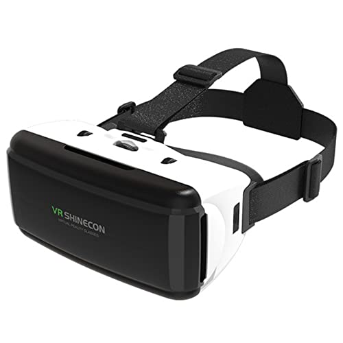 Yunnaty VR Virtuelle RealitäT 3D Brillen Box Stereo VR für Cardboard Headset Helm für IOS Android (G06) von Yunnaty