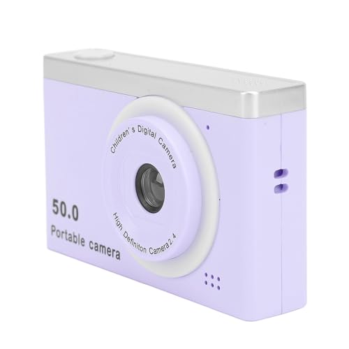 HD-Digitalkamera, Tragbare HD-Digitalkamera mit Schnellem, Präzisem Autofokus mit 8-fachem Zoom und Mehreren Filtern für die Fotografie (Purple) von Yunseity