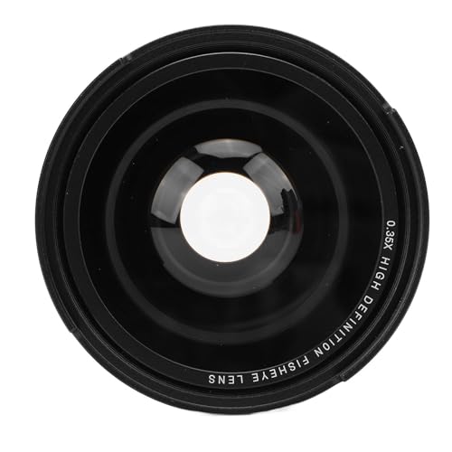 Super-Weitwinkel-Fisheye-Objektiv, kein Dunkelwinkel, Optisches Glas, Professionelles Fisheye-Objektiv, Reduziert Geisterbilder für Blumen (55 mm) von Yunseity