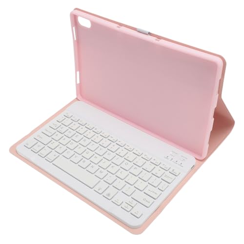 Yunseity Tablet-Tastaturhülle, Leises Tippen, Tablet-Schutzhülle, Leichte, Abnehmbare Tastatur, Präzise Aussparungen für Tab P11 für Tab P11 Plus 11 Zoll (PINK) von Yunseity