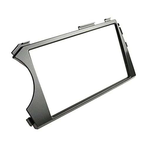 Yurefax 2 Din Audio Fascia Radio GPS DVD Stereo CD Panel Dash Mount Installation Trim Kit Rahmen, for Ssang Yong, for Actyon 2006-2009 Kyron 2005 On Radio-Stereo-Blendenrahmen(Left Drive,178X100mm) von Yurefax