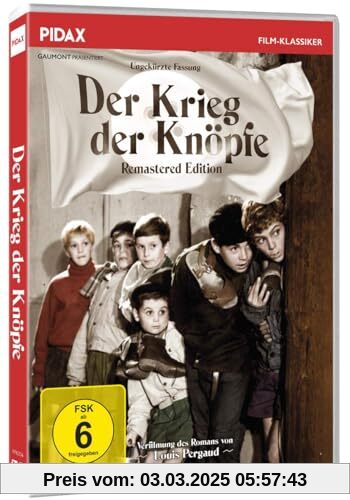 Der Krieg der Knöpfe - Remastered Edition (La guerre des boutons) / Grandiose Erstverfilmung in ungekürzter Fassung des legendären Romans von Louis Pergaud (Pidax Film-Klassiker) von Yves Robert