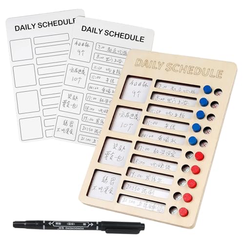 Tragbares Aufgabendiagramm Checkliste Aufgabentafel Mit Doppelseitigen Aufgabenkarten Und Markierung Verhaltensbelohnungstabelle Für Kinderaufgaben von Yzdysg