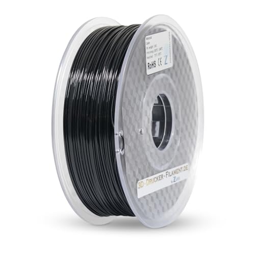 Z3D® Drucker Filament PLA 2,85mm 1kg SCHWARZ von Z3D