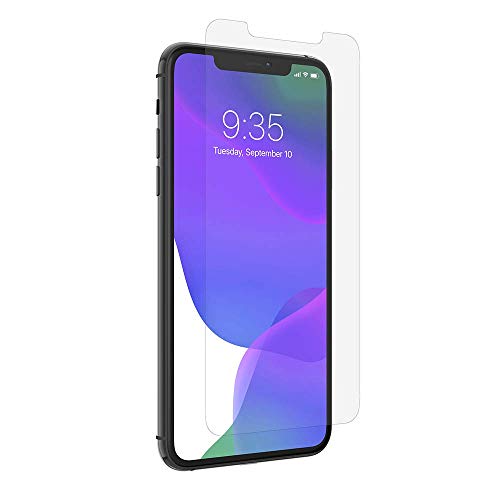 ZAGG iFrogz iPhone 11 PRO MAX, iPhone XS MAX 6.5 Zoll, Glasschutz Panzerglasfolie, Schlagschutz, Schmierfrei, Kratzfest, Hüllenfreundlich, Crystal Clear von ZAGG