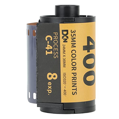 35-mm-Film, Kamera-Farbfilm ISO 320-400 35-mm-Farbnegativfilm mit Breiter Belichtung Latitude HD-Kamera 35-mm-Kamera-Farbdruckfilm für 135-Kamera (8 Blatt) von ZAICOLER