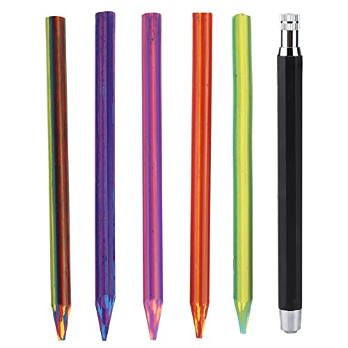 ZAICOLER Mechanischer Bleistift, 5,6 Mm Mechanischer Bleistift -Set Mechanische Stifte mit Farb Nachfüllungen Zum Malen von Graffiti von ZAICOLER