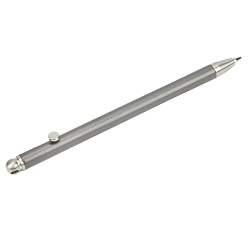 ZAICOLER Mini-Kugelschreiber, Schlüsselanhänger-Stift, Mini-Stift, Reines Titan, EDC, Tragbarer Schlüsselanhänger-Stift, Schild, Mini-Schlüsselanhänger, Titan-Stift, Kugelschreiber, (GRAY) von ZAICOLER