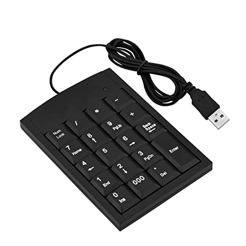 ZAICOLER USB-Ziffernblöcke, Ziffernblock, Tragbarer -USB-Ziffernblock, Zahlentastatur, USB-Tastatur für Laptop von ZAICOLER