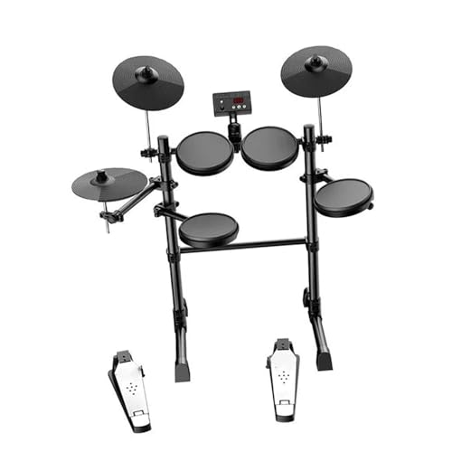 elektronisches schlagzeug Angeboten wird ein schwarzes Drum-Set mit elektronischem, digitalem Mesh-Head-Snare-Combo-Set von ZALHIN