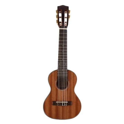 ukulele 28-Zoll-Gitarrenkorpus 6 Saiten 18 Bünde Klassischer Knopf Mit Stimmgerät(B) von ZALHIN