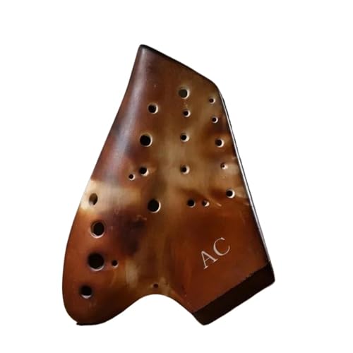 Okarina-Instrument AC Tune Alto Ocarina Purple Sand Smoked Ocarina Handgefertigte Musikinstrumente Aus Keramik In Professioneller Leistungsqualität(Style 4) von ZAMASS