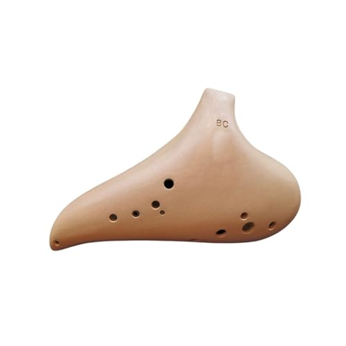 ZAMASS Okarina-Instrument Handgefertigte Purple Sand Primary Color 12-Loch Bass C BC Performance Ocarina(Night) von ZAMASS