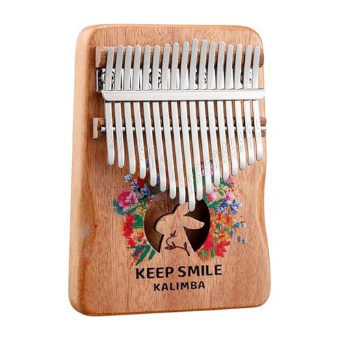 Professionelle Kalimba 17/21 Tasten Kalimba Fingerklavier Vollfurnier Massivholz Ahornholz Daumenklavier Anfängerinstrument(17 keys2) von ZAMASS