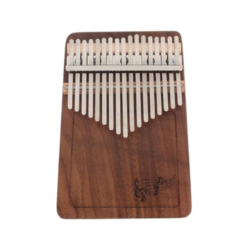 Professionelle Kalimba 17 Tasten 21 Tasten Professionelle Musiktastatur Klavier Walnussbrett Fingergeige Tragbares Klavier Mini-Instrument(17 key) von ZAMASS