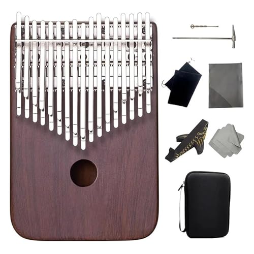 Professionelle Kalimba Kalimba 34 Tasten C/B Note Ebenholz Daumenklavier Doppelschichttasten Tragbare Professionelle Kalimba(Hollow B) von ZAMASS