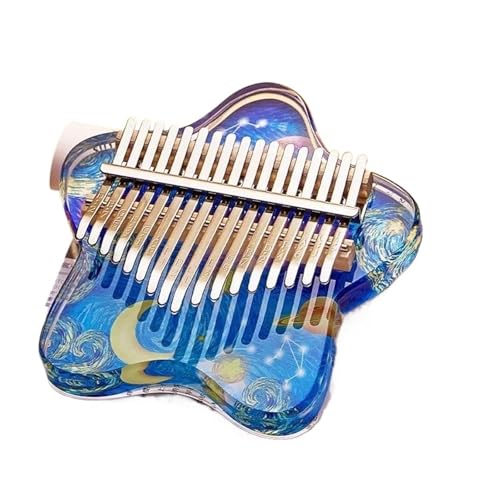 Professionelle Kalimba Klare Kalimba 17 21 Tasten Acryl Daumen Klavier Anfänger Musik Tastatur Mini Klavier Kalimba(17 key) von ZAMASS