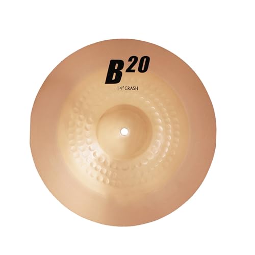 Schlagzeug Becken B20 Phosphor Bronze Becken Trommelbecken 8/10/12/14/16/18/20 Zoll Hi-Hat(14 Inch) von ZAMASS