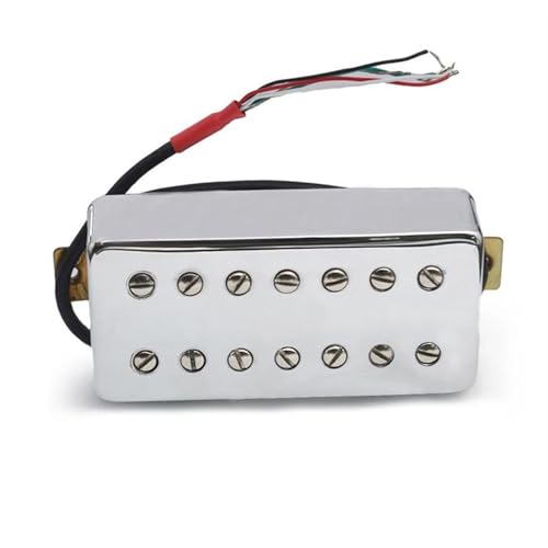 Tonabnehmer Pickups Set 7-Saiter LP E-Gitarre Humbucker Pickup Dual In Line Schlitzschraube Für E-Gitarre(Neck B) von ZAMASS