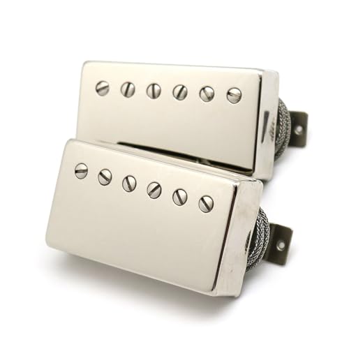 Tonabnehmer Pickups Set Alnico2 E-Gitarren-Tonabnehmer Humbucker Doppel-Tonabnehmer LP-Spulen-Tonabnehmer Nickel von ZAMASS