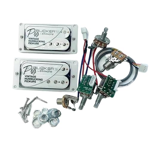 Tonabnehmer Pickups Set Für LP Standard Alnico 5 Push-pull 2V1T Kabelbaum Elektrische Gitarre Humbucking Pickup 1 Set(D) von ZAMASS