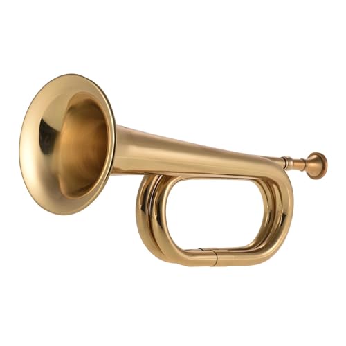 Trompeten-Set Messingglocken Bugle Trompete Messing Für Schulband Militärmusikinstrument von ZAMASS