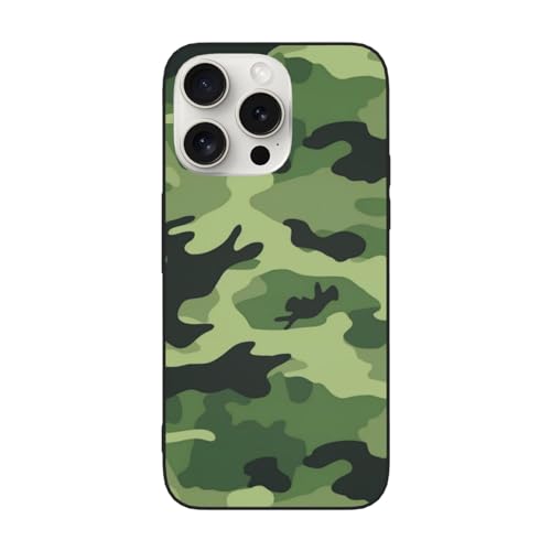 ZAMOUX Schutzhülle für iPhone 15 Pro Max, 15,5 cm (6,1 Zoll), 17 cm (6,7 Zoll), Camouflage-Grün von ZAMOUX