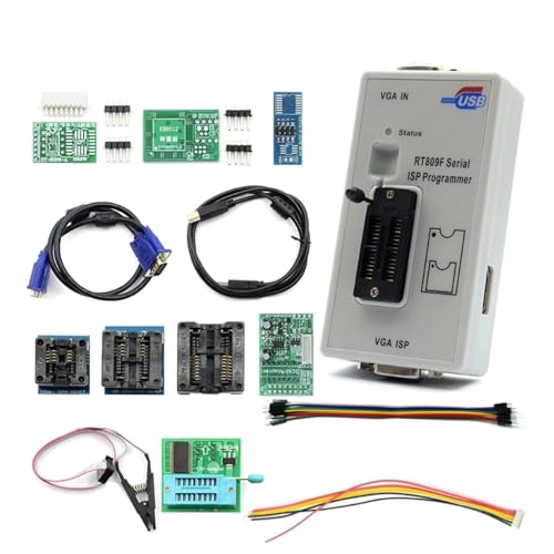 ZBIianxer RT809F ISP Programmierer LCD USB Reparaturwerkzeuge Mit 1 8-V Adapter Sop8-Testclip Tssop8 Ssop8 EDID Kabel ICSP BIOS Adapter Rt809f Programmierer Serieller ISP Programmierer von ZBIianxer