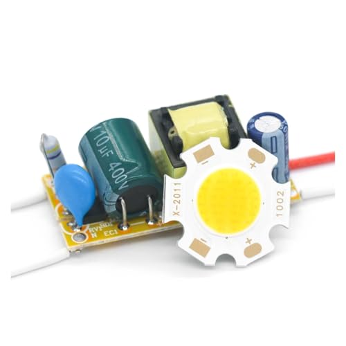 1Set High Power 3W 5W 7W 10W COB LED Integrated Lamp Chip With LED Power Supply Driver For LED Floodlight Light(Cold White 6500K,10W DC30-33V) von ZCSZXLUJY