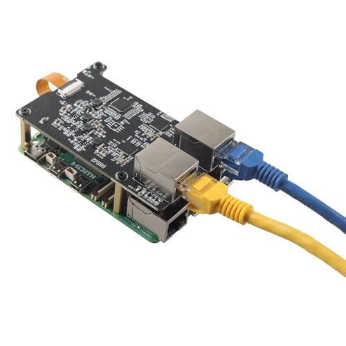 ZDE ZP595 PCIe to Dual 2.5G Ethernet Port HAT Expansion Board for Raspberry Pi 5 von ZDE