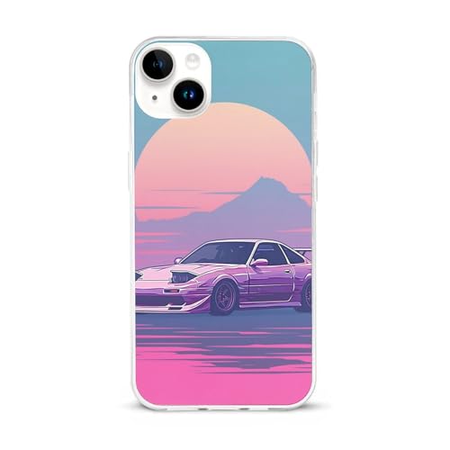 ZDQJY Kompatibel mit iPhone 15 Hülle, TPU Handyhülle Schutzhülle, Japanische JDM Cars Personalisierte Modedrucke von ZDQJY