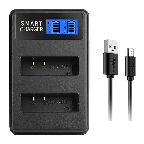 ZEKANXX AZ16-1 USB Doppel Akku Ladestation für XiaoYi 4K 4K+ Lite Action Kameras Akkus von ZEKANXX