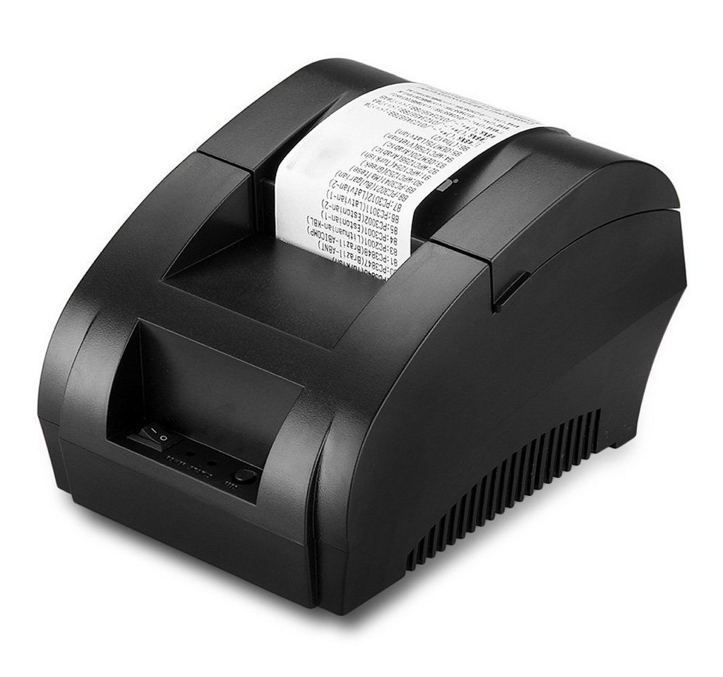 ZEUOPQ Thermodrucker USB-Thermo-Belegdrucker 58mm, Hochgeschwindigkeitsdruck Etikettendrucker, (Thermo-Direktdruck 90 mm/Sekunde, kompatibel mit ESC/POS-Druckbefehlen) von ZEUOPQ