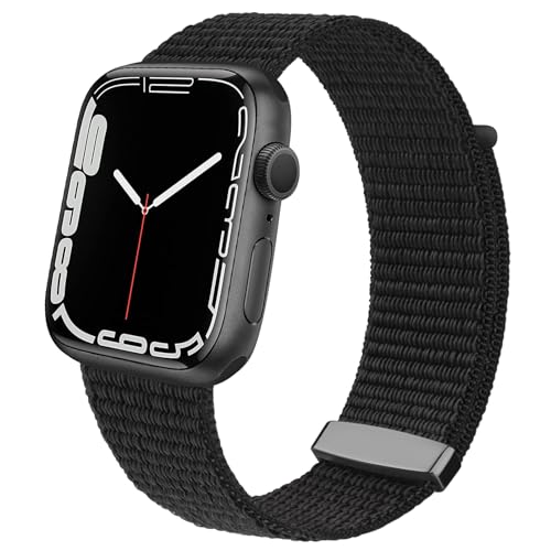 ZGCE Armband für Apple Watch Armband 44mm 38mm 42mm 40mm 41mm 45mm 49mm für Damen Herren, Gewebtes Nylon Armbänder, Sport Loop Ersatz Uhrenarmband für iWatch Series 9 8 SE 7 6 5 4 3 2 1 Ultra Ultra 2 von ZGCE