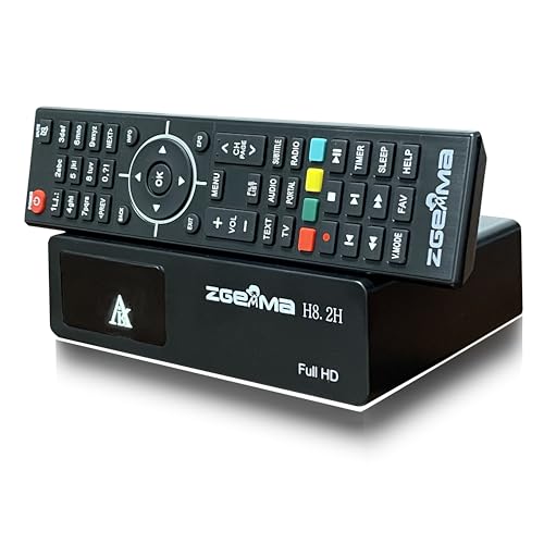 Full HD Satellite + Cable/Terrestrial TV Receiver ZGEMMA H8 2H DVB S2X + DVB T2/C Free to Air von ZGEMMA