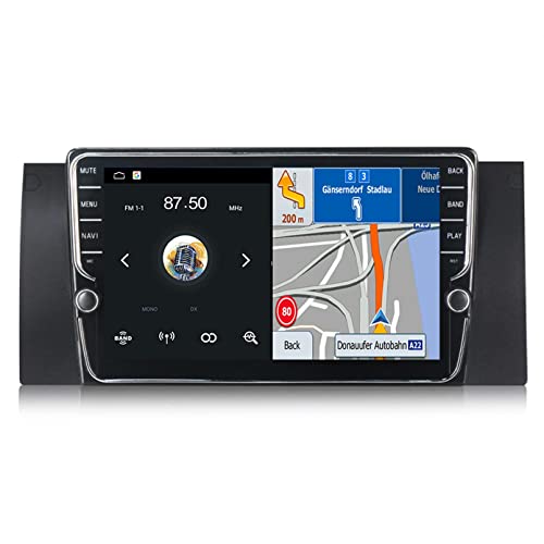 ZGYBDH Android 11 Autoradio für B-MW E39 1996-2003 8" Touchscreen Autoradio DVD-Player Fahrzeuge Bluetooth Unterstützung WiFi Mirror Link Lenkradsteuerung (Color : K100S) von ZGYBDH