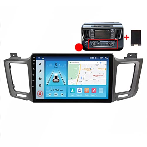 ZGYBDH Android 11 Touchscreen Auto Stereo for Toyo-ta RAV4 2012-2018 9" Monitor Multimedia Radio DVD Player Audio Bluetooth Anruf Freisprecheinrichtung Link Spiegel Lenkradsteuerung (Color : M von ZGYBDH