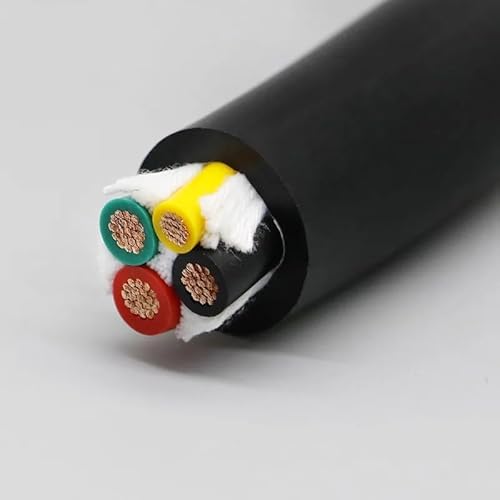 ZGYDNM Hochflexibles Schleppketten-Kupferkabel TRVV 2-40-adriges 26-11AWG faltbares, ölbeständiges Signalsteuerkabel for CNC-Werkzeugmaschinen(4 cores,13 AWG 5 Meter) von ZGYDNM