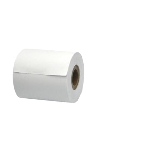 10 Rollen weißes, leeres Thermodruckpapier, kompatibel mit 57 x 25 mm, 57 x 30 mm, 57 x 35 mm, 57 x 40 mm, 57 x 50 mm, 57 x 60 mm, 57 x 70 mm, 57 x 80 mm, Kompatibel mit den Einsatz in Hotels und Taxi von ZHAOXCAIN