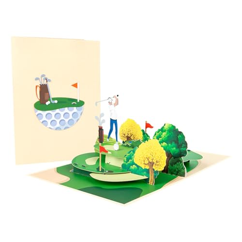 ZHENNB Happy Birthday Cards 3D Popup Karte Popup Geburtstagskarte 3D Sport Grußkarte zum Jahrestag Vatertag von ZHENNB