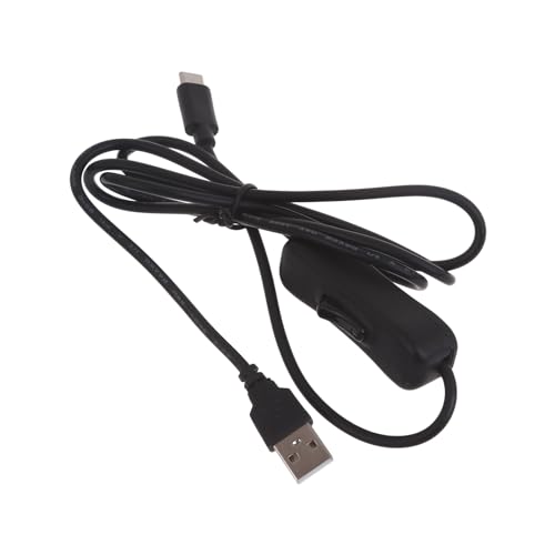 ZHENNB USB C Kabel Mit/Aus Taste USB Typ C Stecker Auf Buchse Stromkabel Mit Schaltern Für Desktop Lüfter LED Licht von ZHENNB